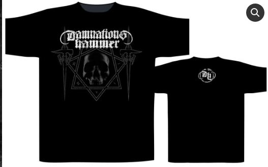 Tricou Damnation s Hammer - Skull And Hammers
