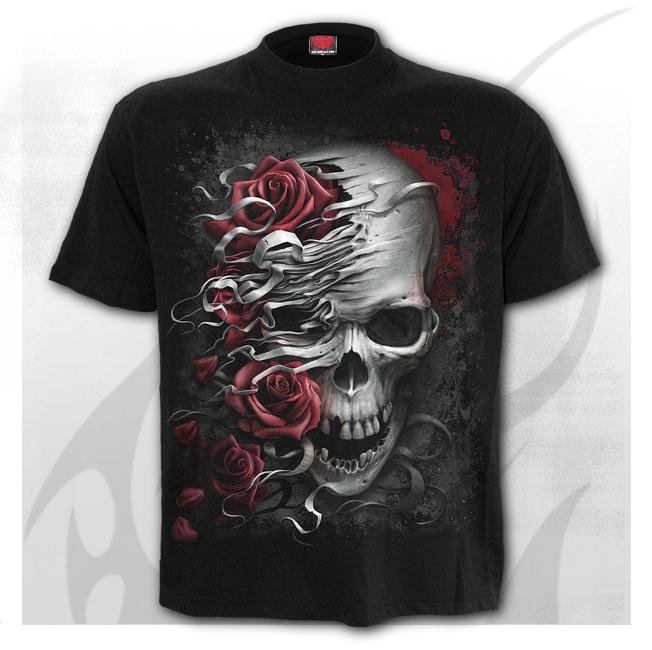 Tricou E024M101 - SKULLS N ROSES