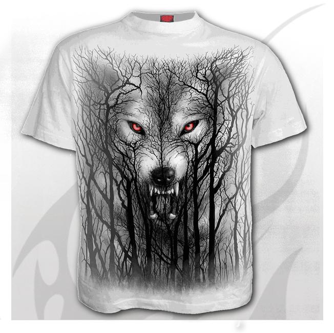 Tricou E030M113 - FOREST WOLF White