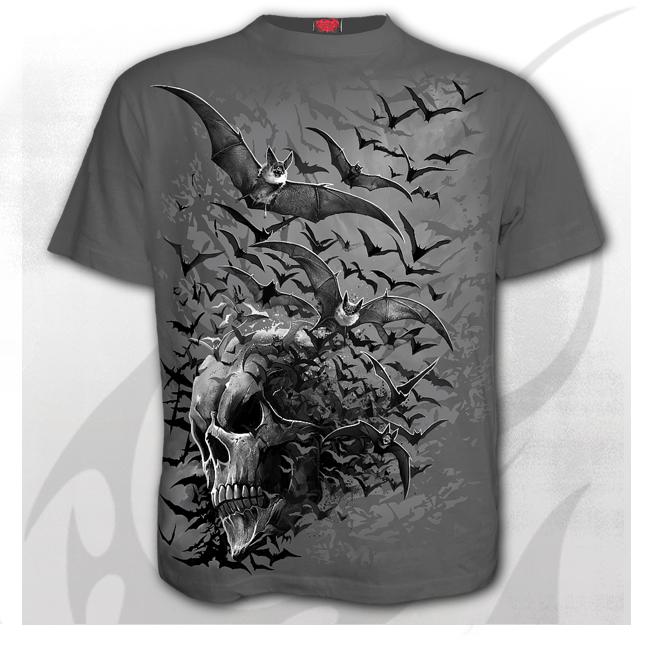 Tricou E031M115 - BAT SKULL