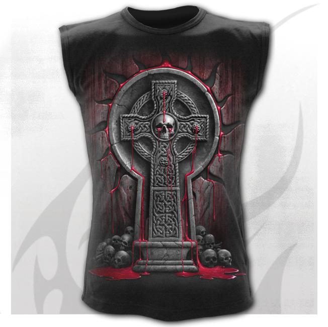 Tricou fara maneci D087M001 - BLEEDING SOULS