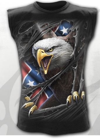 Tricou fara maneci T113M001 - REBEL EAGLE
