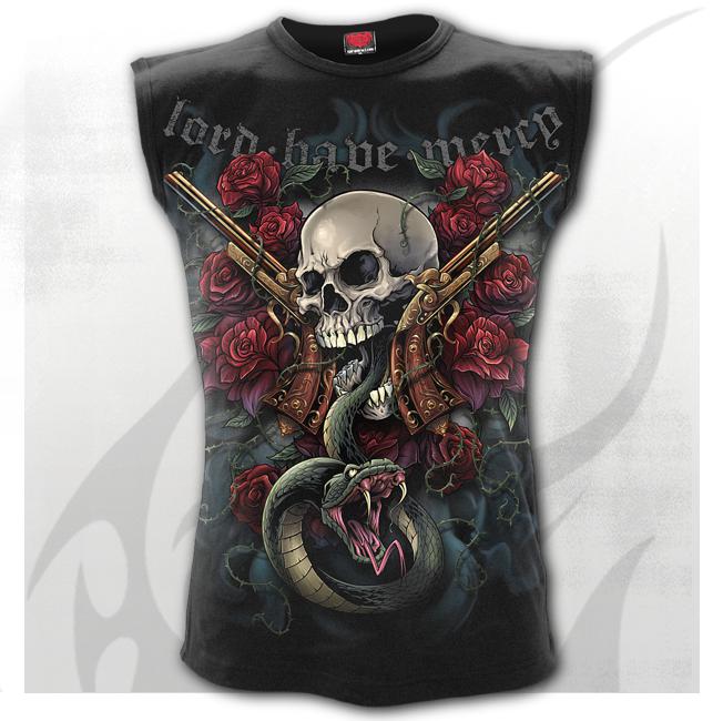 Tricou fara maneci T153M001 LORD HAVE MERCY - Sleeveless T-Shirt Black