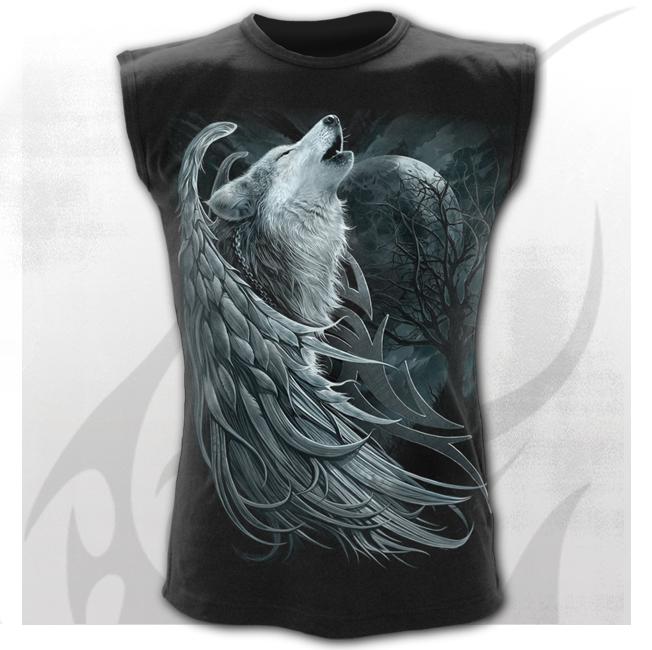 Tricou fara maneci T167M001 - WOLF SPIRIT