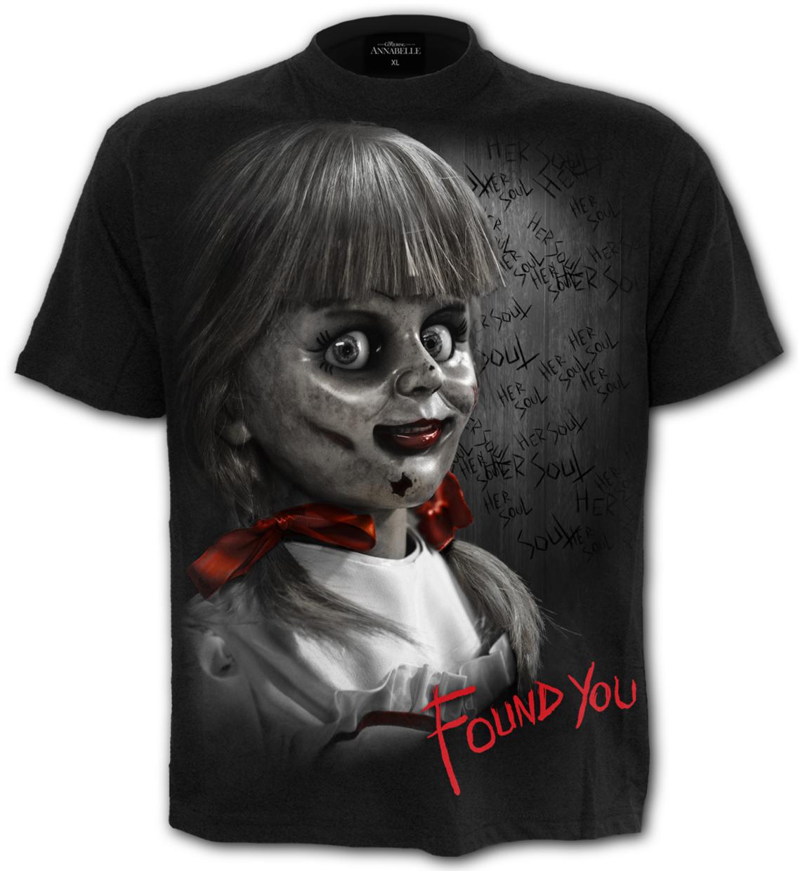 Tricou G308M101 ANNABELLE - FOUND YOU - T-Shirt Black
