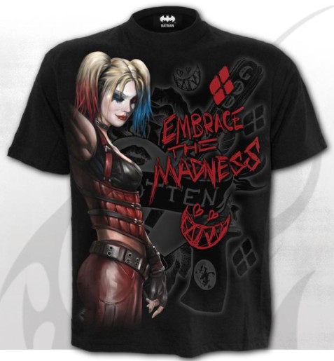 Tricou G411M121 Harley Queen - Embrace Madness (Lichidare Stoc!)