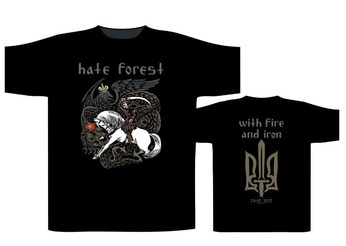 Tricou HATE FOREST - WITH FIRE AND IRON