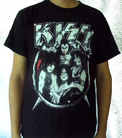 Tricou KISS Band in circle TR/FR/LK