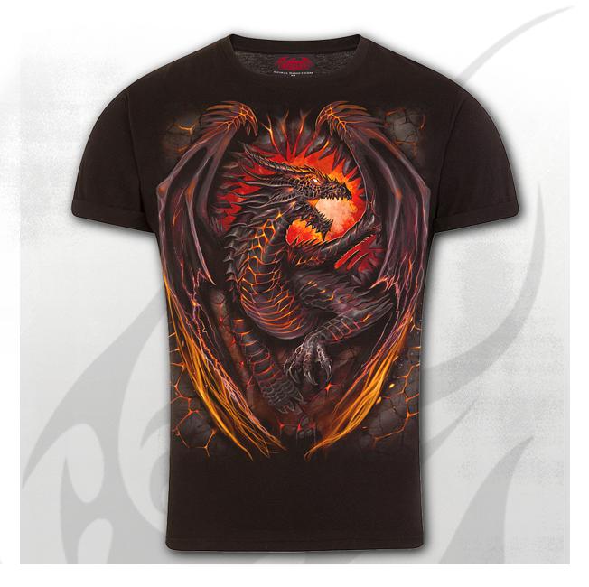 Tricou L016M135 - DRAGON FURNACE Modern Cut
