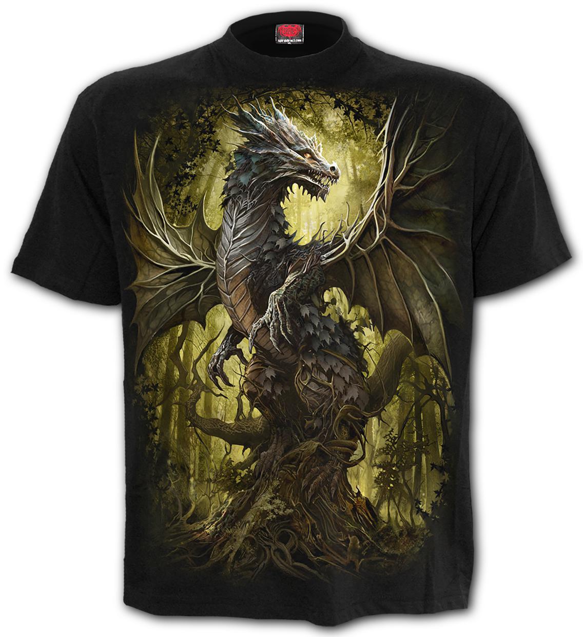 Tricou L061M101 - OAK DRAGON - T-Shirt Black