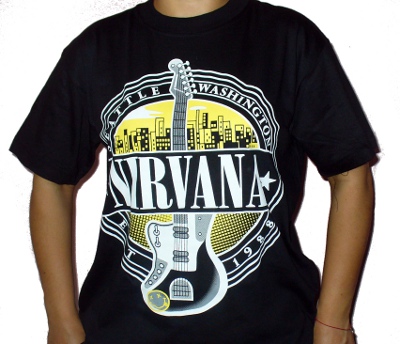 Tricou NIRVANA Guitar TR/FR/LK