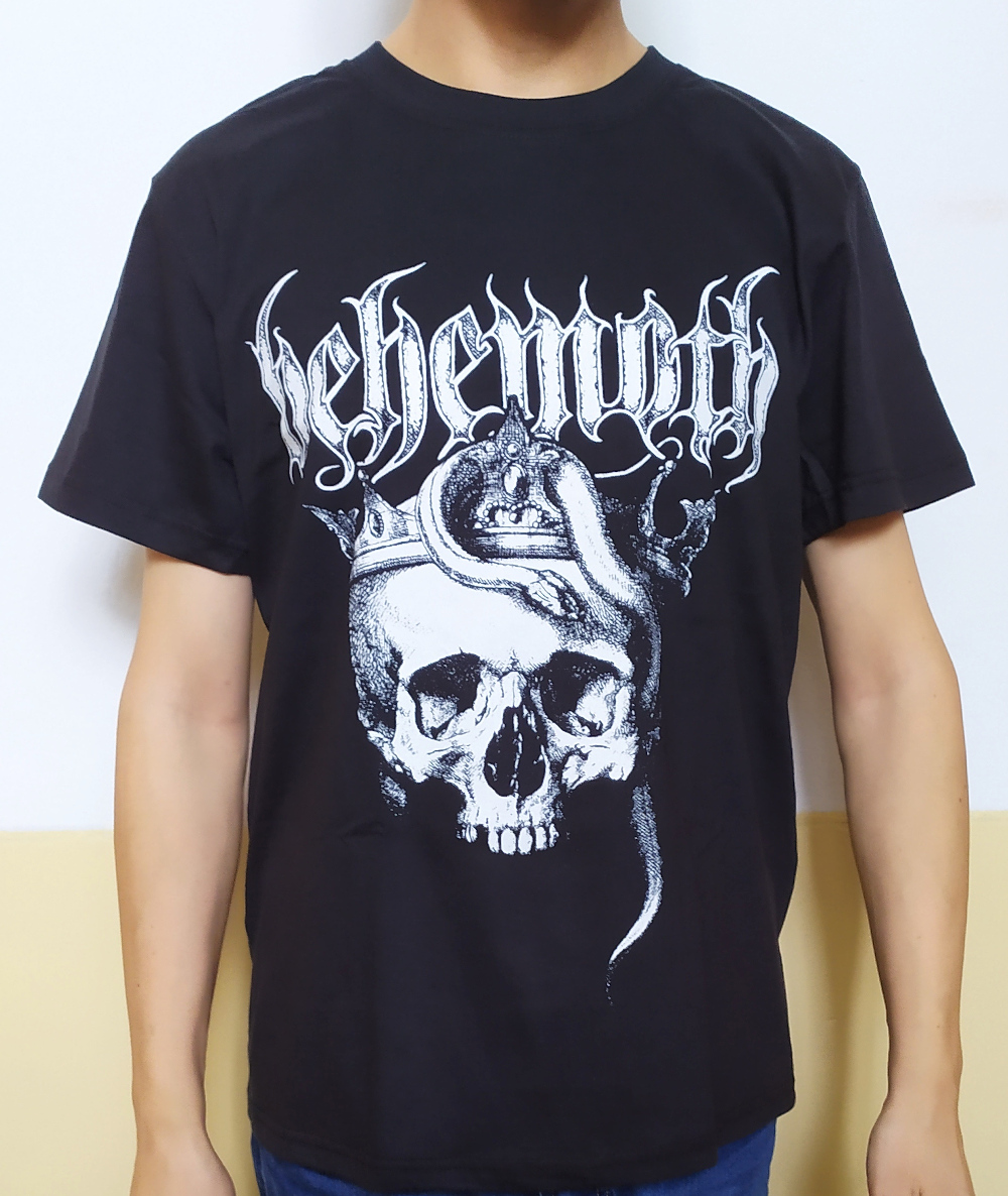 Tricou pentru copii BEHEMOTH White Skull