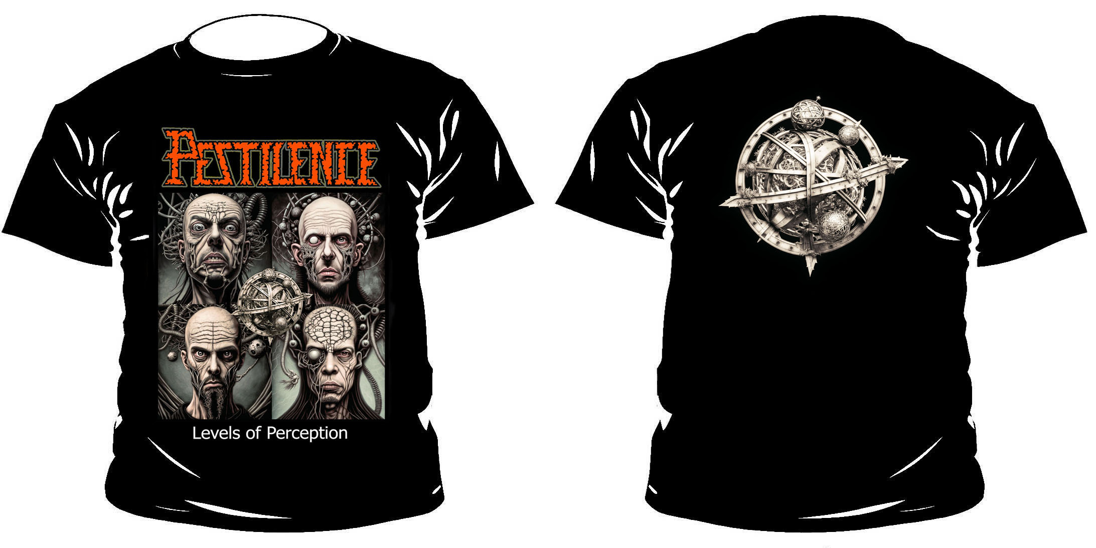 Tricou PESTILENCE Levels of Perception TR/FR/366