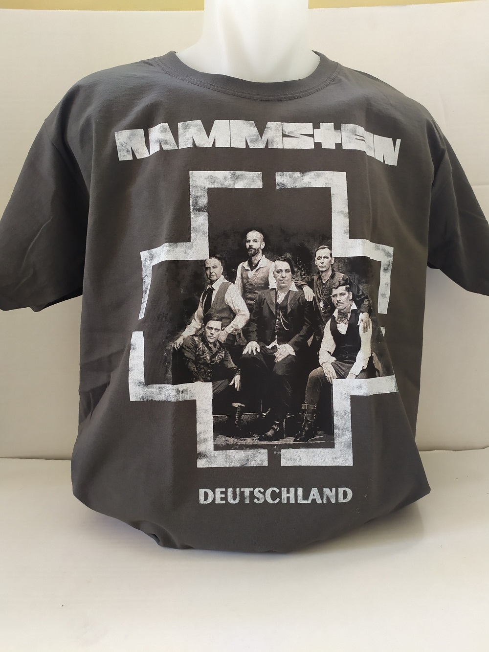 Tricou RAMMSTEIN Deutschland  (gri) TR/POL