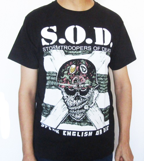 Tricou S.O.D (Stormtroopers of Death) Speak English or Die TR/FR/326