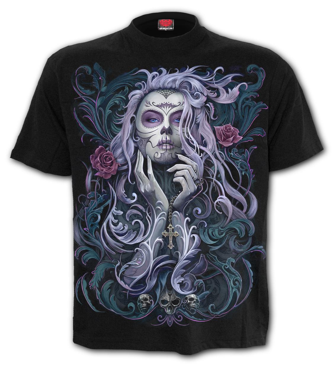 Tricou T162M101- ROCOCO SKULL