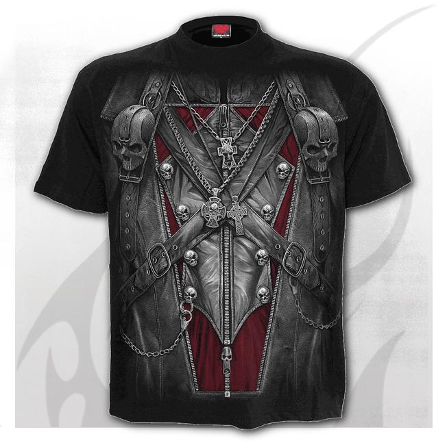 Tricou  T176M101 STRAPPED - T-Shirt Black