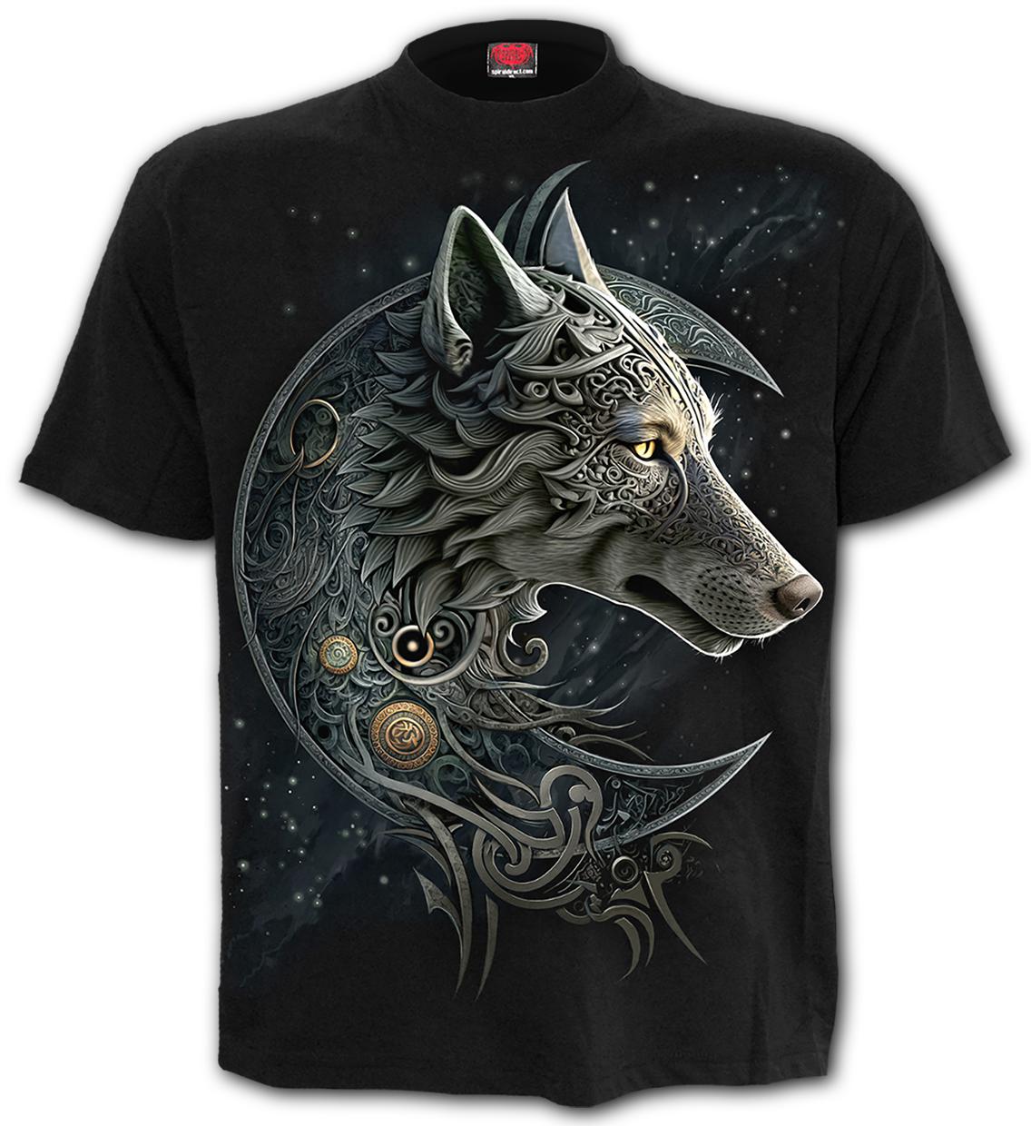 Tricou T220M101 CELTIC WOLF - T-Shirt Black