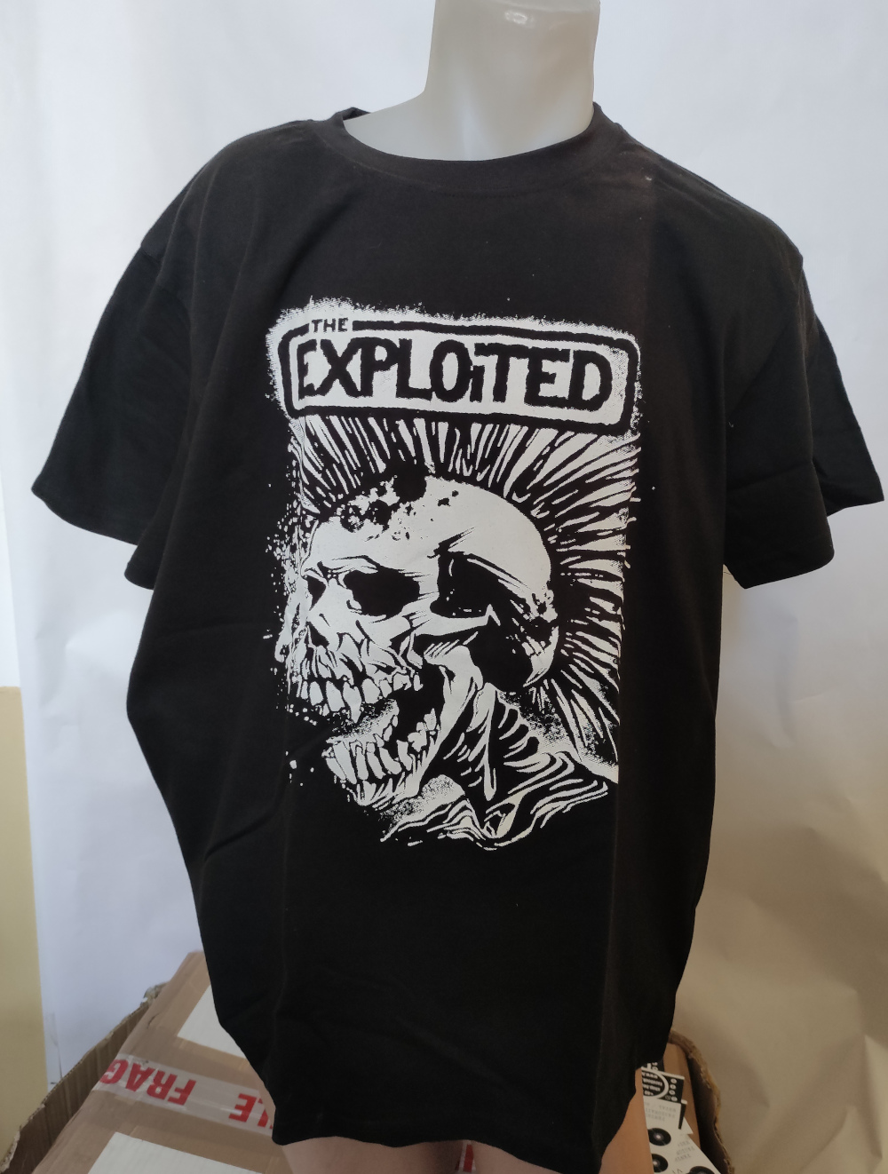 Tricou THE EXPLOITED White Skull TR/FR/LK