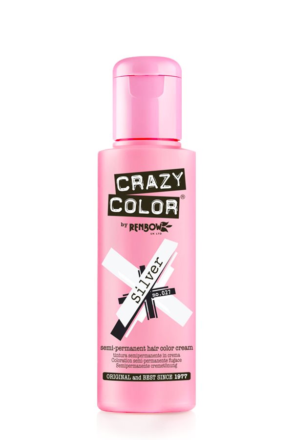 Vopsea de par semi permanenta Crazy Color Silver - 027