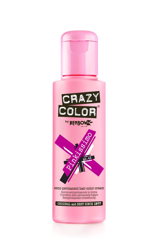 Vopsea semipermanenta roz Crazy Color Pinkissimo - 42