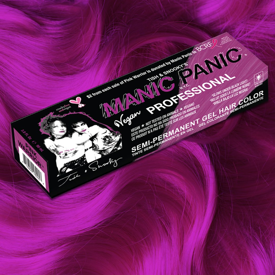 Vopsea semipermanenta roz Manic Panic Professional - PINK WARRIOR