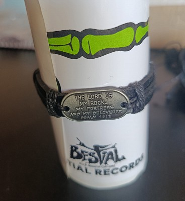 Bratara subtire imitatie de piele The Lord is My Rock (JBG) Bratara subtire imitatie de piele The Lord is My Rock (JBG)