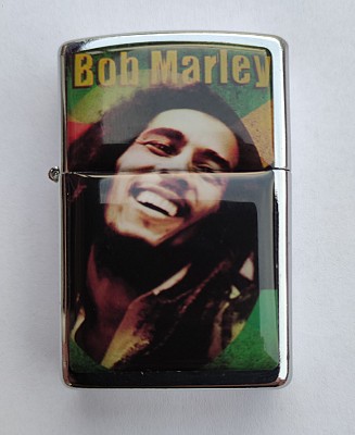 Bricheta aurie tip Zippo Bob Marley Model 3