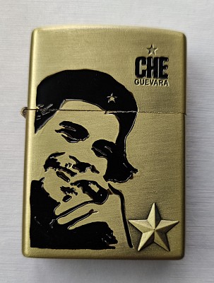 Bricheta aurie tip Zippo Che Guevara model 2