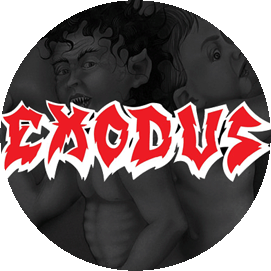 Insigna 2,5 cm EXODUS Logo (HBG)