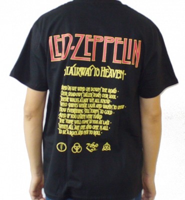 Tricou LED ZEPPELIN Stairway To Heaven TR/FR/LK Tricou LED ZEPPELIN Stairway To Heaven TR/FR/LK