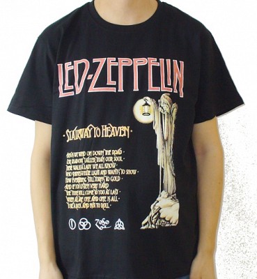 Tricou LED ZEPPELIN Stairway To Heaven TR/FR/LK Tricou LED ZEPPELIN Stairway To Heaven TR/FR/LK