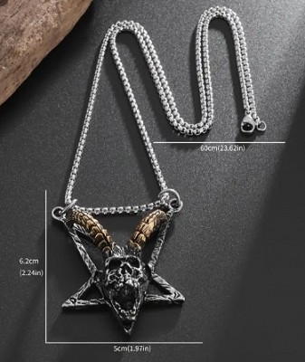 Medalion Goat Skull with Horns (JBG) Medalion Goat Skull with Horns (JBG)