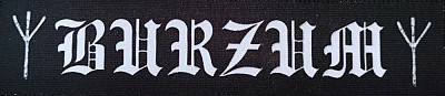 Patch BURZUM Logo (superstrip)(P-SHK)