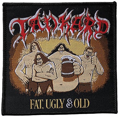 Patch TANKARD Fat, Ugly and Old (VMG)