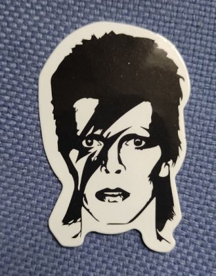 Sticker (abtibild) David Bowie Face (JBG)