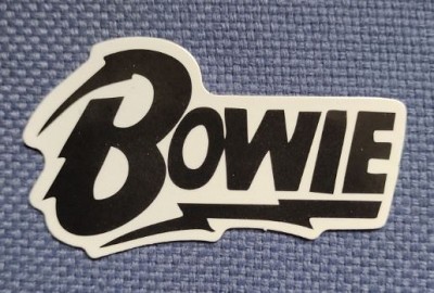 Sticker (abtibild) David Bowie Logo (JBG)