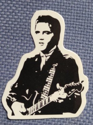 Sticker (abtibild) Elvis Portrait (JBG)