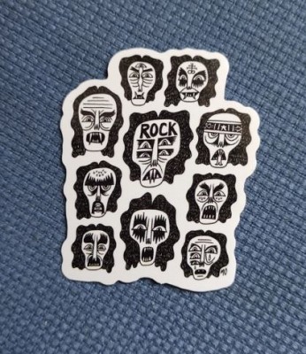 Sticker (abtibild) Kiss Faces (JBG)