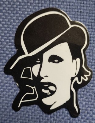 Sticker (abtibild) Marilyn Manson Face (JBG)