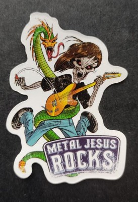 Sticker (abtibild) Metal Jesus Rocks (JBG)