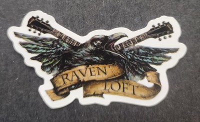 Sticker (abtibild) Raven Loft (JBG)