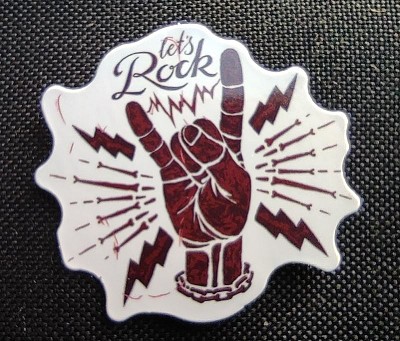 Sticker (abtibild) Rock hand 2 (JBG)