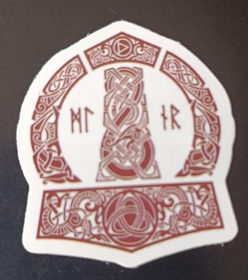 Sticker (abtibild) viking mic model 4 Sticker (abtibild) viking mic model 4