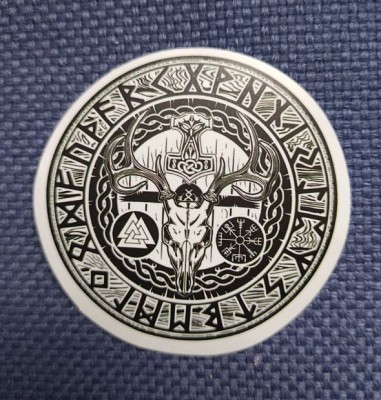 Sticker (abtibild) Viking - Norse Shield (JBG)