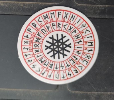 Sticker (abtibild) Viking -  Rune Coding Ring (JBG)