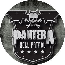 Insigna 2,5 cm PANTERA Hell Patrol (HBG) - Bestial.ro