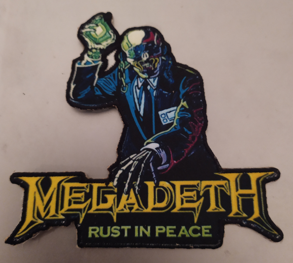 Patch MEGADETH Rust in Peace (patch de lipit) (EP1155) - Bestial.ro