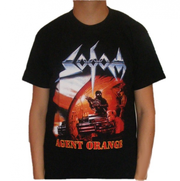 cororful／Sodomほか Tricou bărbați cu mânecă lungă SODOM - AGENT ORANGE - PLASTIC HEAD