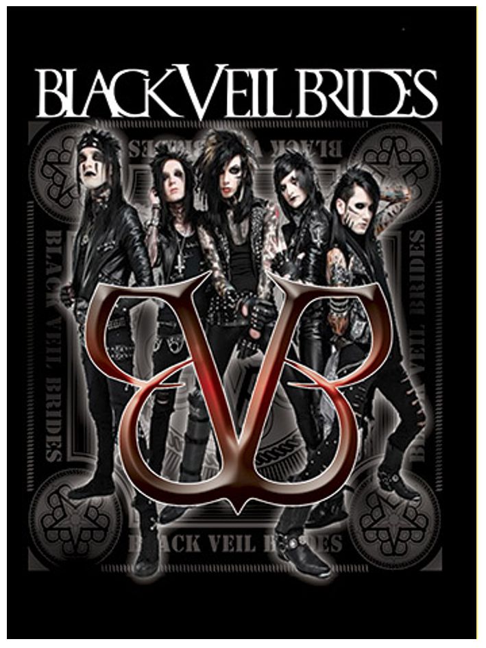 Patch BLACK VEIL BRIDES Band dreptunghiular (lichidare stoc) (PSHK